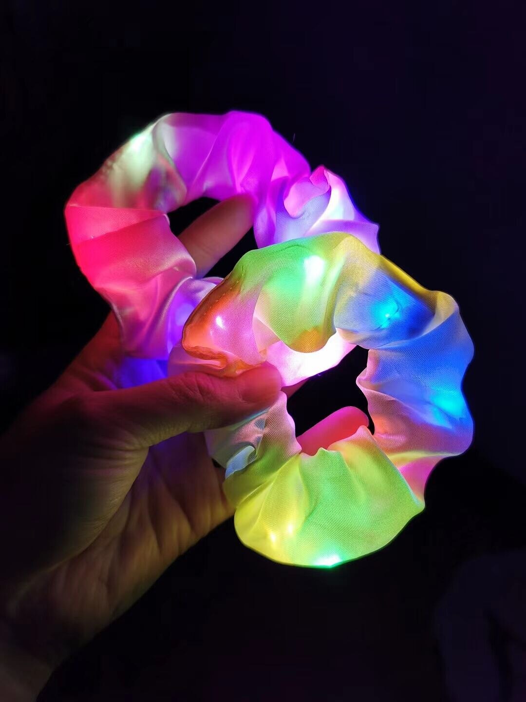 5 pièces led cheveux chouchous lumineux éclairer cheveux chouchous élastique lumière femmes filles bandes de cheveux pour halloween fête de noël de 2025 ? $11.99 –P7