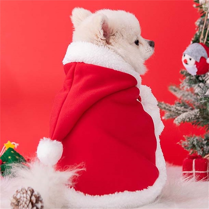 Hund Katt Kappa Mode söt stil Vinter Varm Andningsfunktion Mjuk Tvättbar Bekväm Jul Utomhus Ledigt / vardag Festival Bichon Frisé Pommeran valpen eller det lilla husdjuret Fjäril 2025 - $11.49 –P6