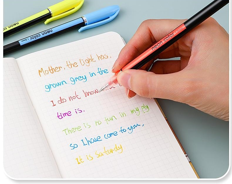 penna gel glitter colore penna neutra penna a sfera penna conto mano stelle luminose lampeggianti per bambini colore speciale per prendere appunti del 2025 a $16.99 –P5