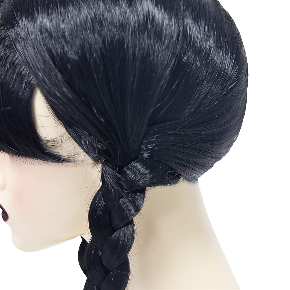 Cosplaypruiken Zwart Recht Synthetisch haar Lang Pruiken Voor meisjes Pruiken Voor feest 2026 - $17.49 –P1