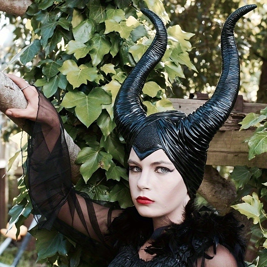 Halloween Boszorkány Maleficent Sapka Halloween Kellékek Ökör Tülkök Felnőttek Nők Halloween Halloween Karnevál Könnyű Karneváli Jelmez a Walpurgis éjre 2025 - $17.49 –P7