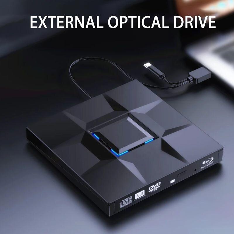 New Portable DVD Recorder 8X External Optical Drive External DVD Drive Recorder 2025 - $31.99 –P1