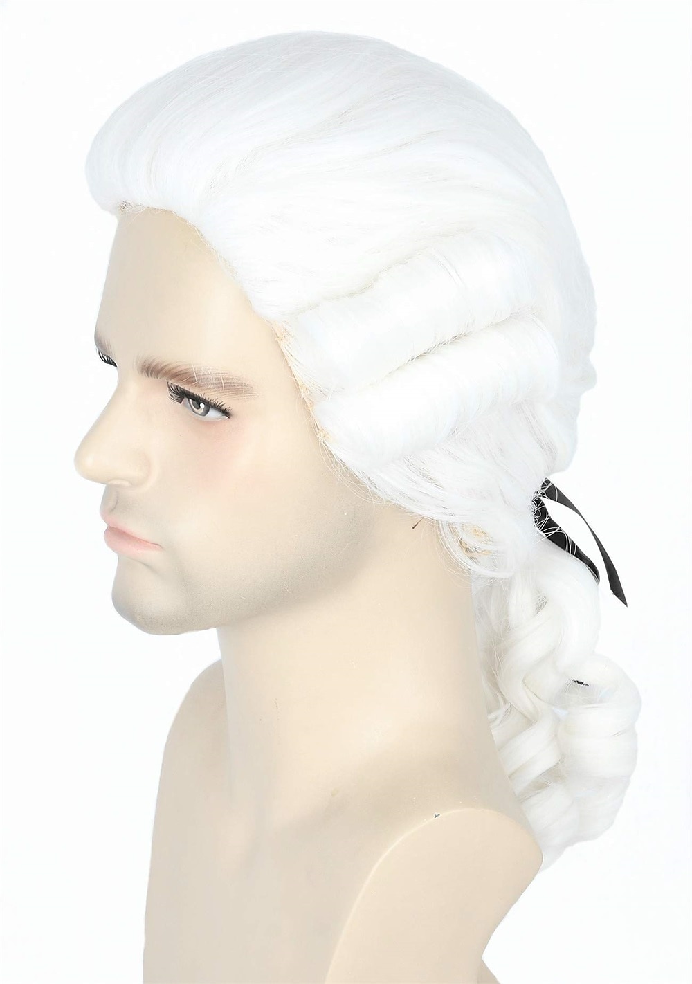 Mannen Pruik voor Koloniale Historische Rechter Kostuums Pruik Beige Carnaval Cosplay Pruiken Halloween Pruiken 2026 - $19.99 –P13