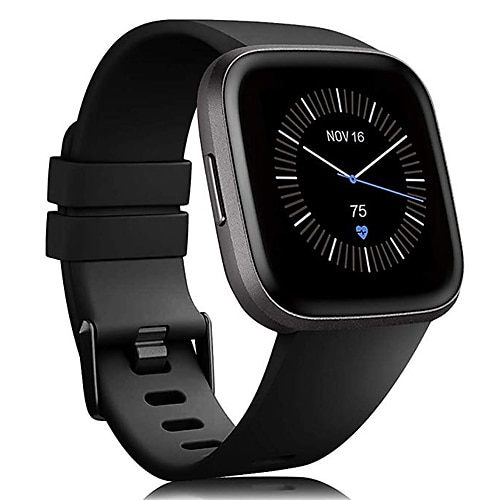 Smartwatch-Band Kompatibel mit Fitbit Versa 2 / Versa Lite / Versa SE / Versa Silikon Smartwatch Gurt Frauen Männer Sportarmband Ersatz Armband 2026 - $12.99 –P8