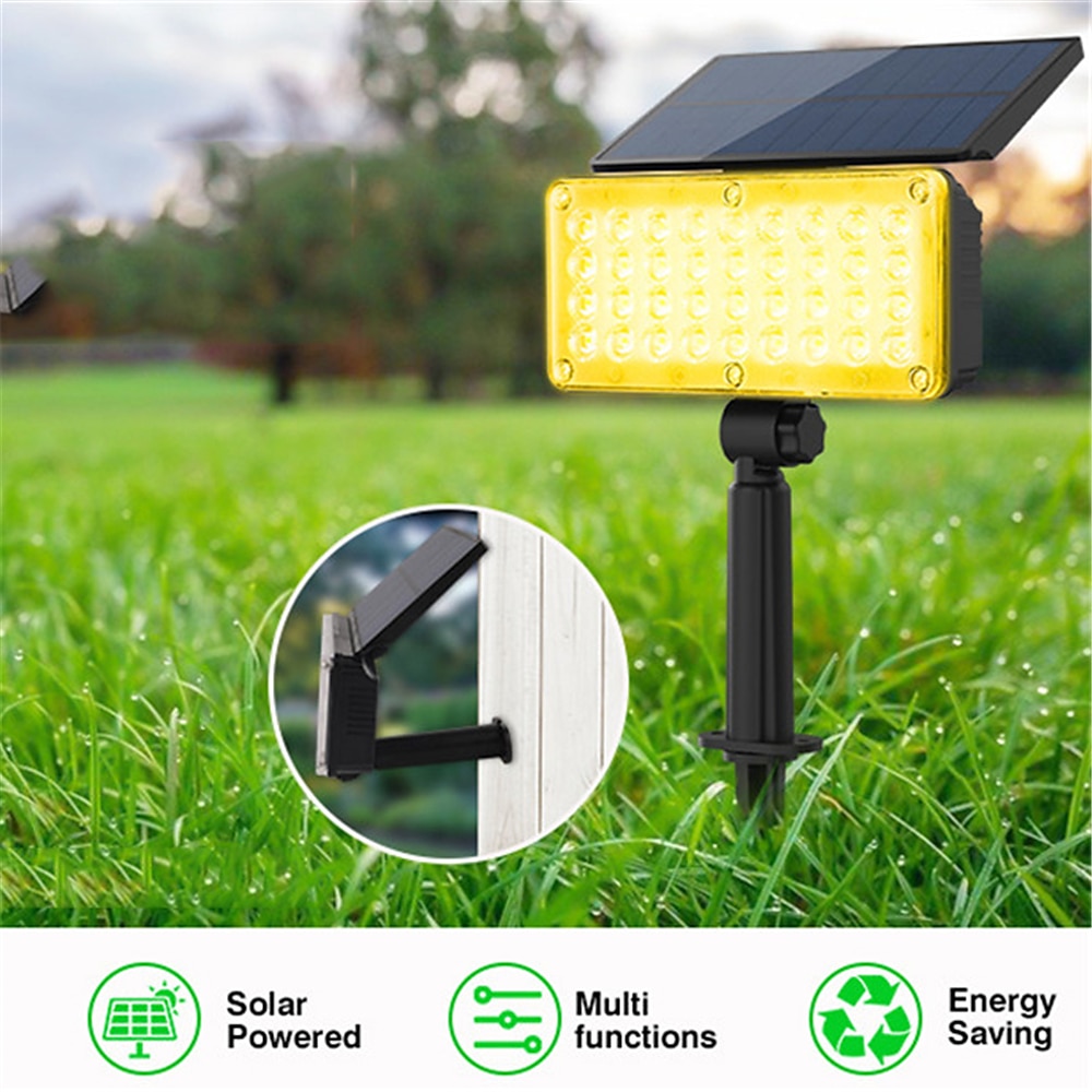 Colorful RGB Solar Lawn Lamp Ground Insertion and Projection Lamp Outdoor Bright Courtyard Landscape Tree Lighting and Spotlights 2025 - $22.99 –P6