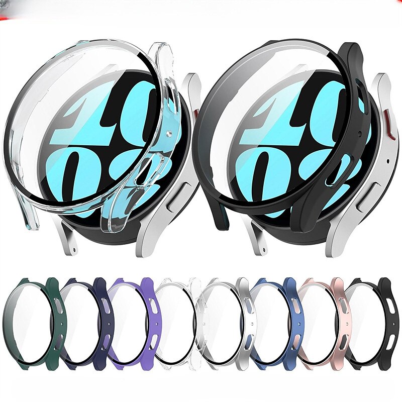 2025年 スクリーンプロテクター付き時計ケース と互換性があります Samsung Galaxy Watch 6 40/44mm 耐衝撃 PC 腕時計 カバー  コレクション – $12.99 –P1