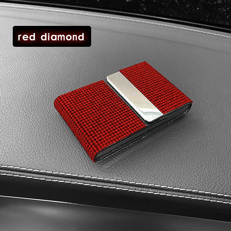Diamond Driver License Card Holder For Car Driving License Credit Card Storage Interior Flip Ladies Girls Car Bling Accessories 2025 - $12.99 –P11
