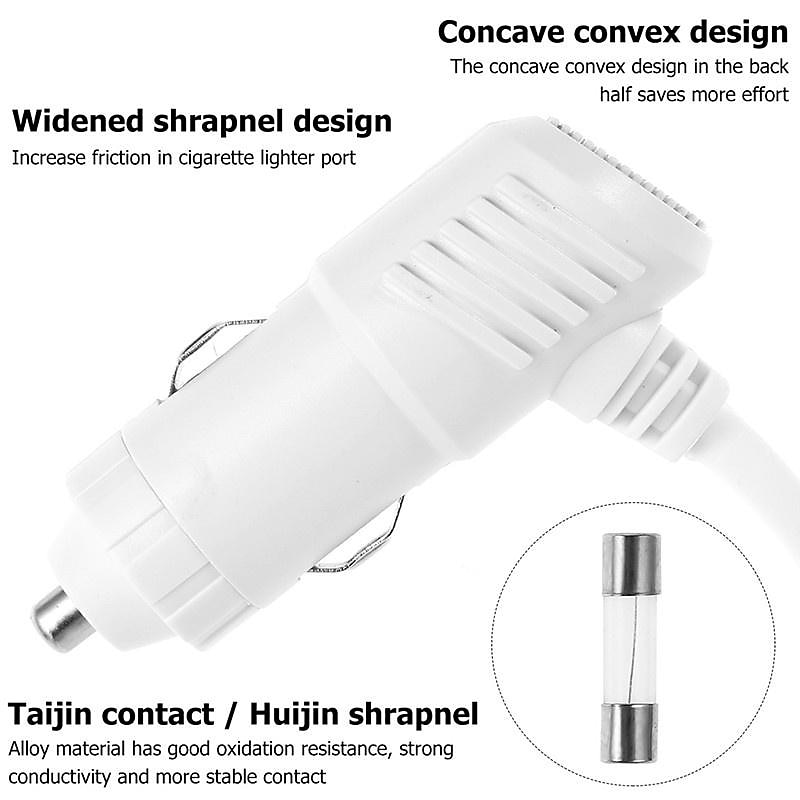 3 weg 2 usb socket oplader 12v auto sigarettenaansteker splitter multi socket led auto snellader adapter 2025 - $11.99 –P5