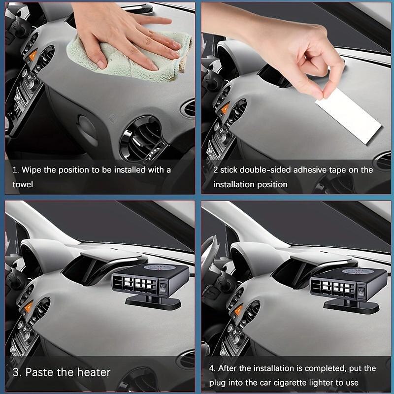 auto heater speed hot fan auto elektrische kachel grote vrachtwagen auto heater auto ontdooien defogger 2026 - $44.99 –P6