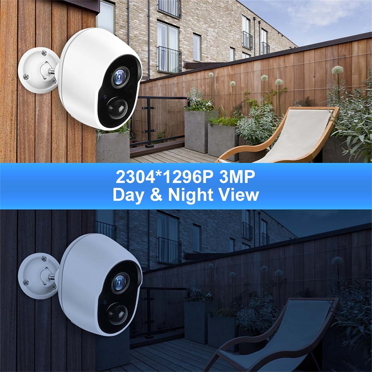 Built-in Battery HD 1080P Wifi IP Camera Wireless Home Suveillance Camera Outdoor Waterproof Camera Infrared Night Vision Intelligent Tracking Two Way Audio CCTV Camera 2025 - $111.99 –P3