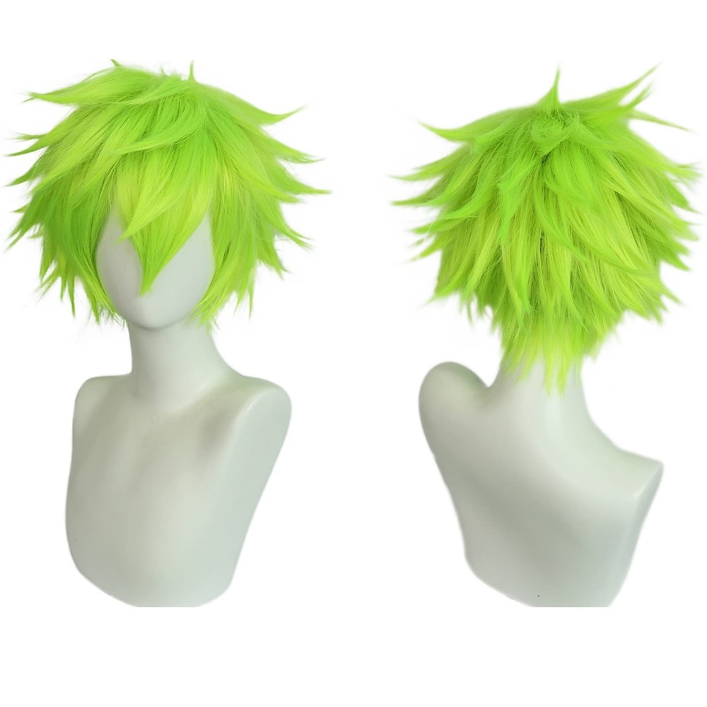 rövid fekete férfi cosplay paróka karneváli karácsonyi jelmez partira 2025 - $14.99 –P7