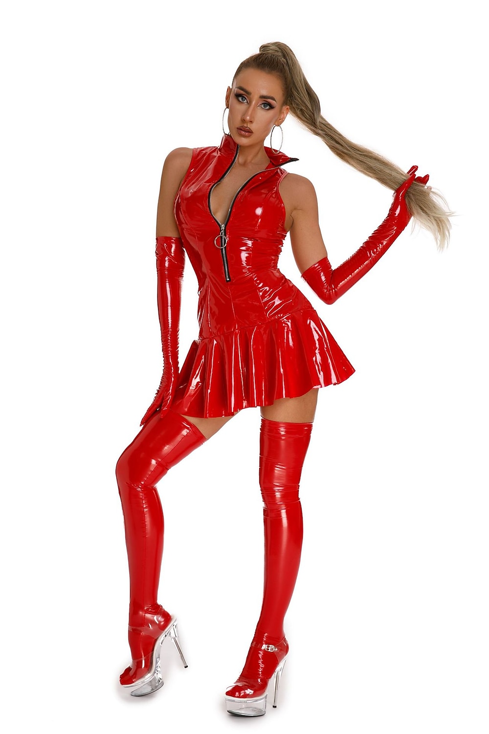 Costume de cosplay Costume de peau Fille de moto Déguisement Sexy Adulte Femmes Carnaval Mascarade Mardi Gras Fête / Soirée Se déguiser de 2026 ? $35.99 –P6