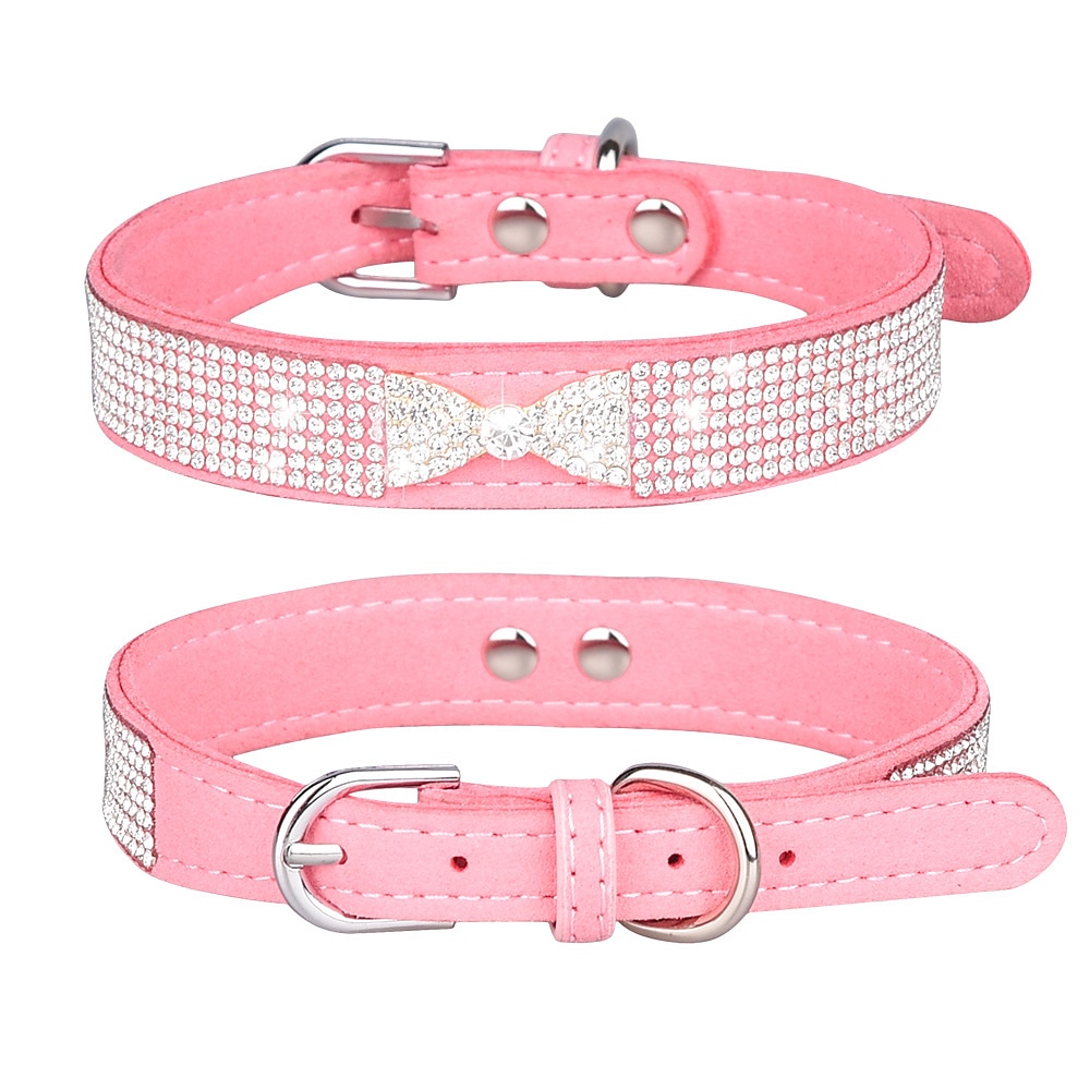 Prodotti per cani Prodotti per roditori Collari Cravatta / Papillon Regolabile Portatile Duraturo Esterno Marcia Strass del 2025 a $16.99 –P13