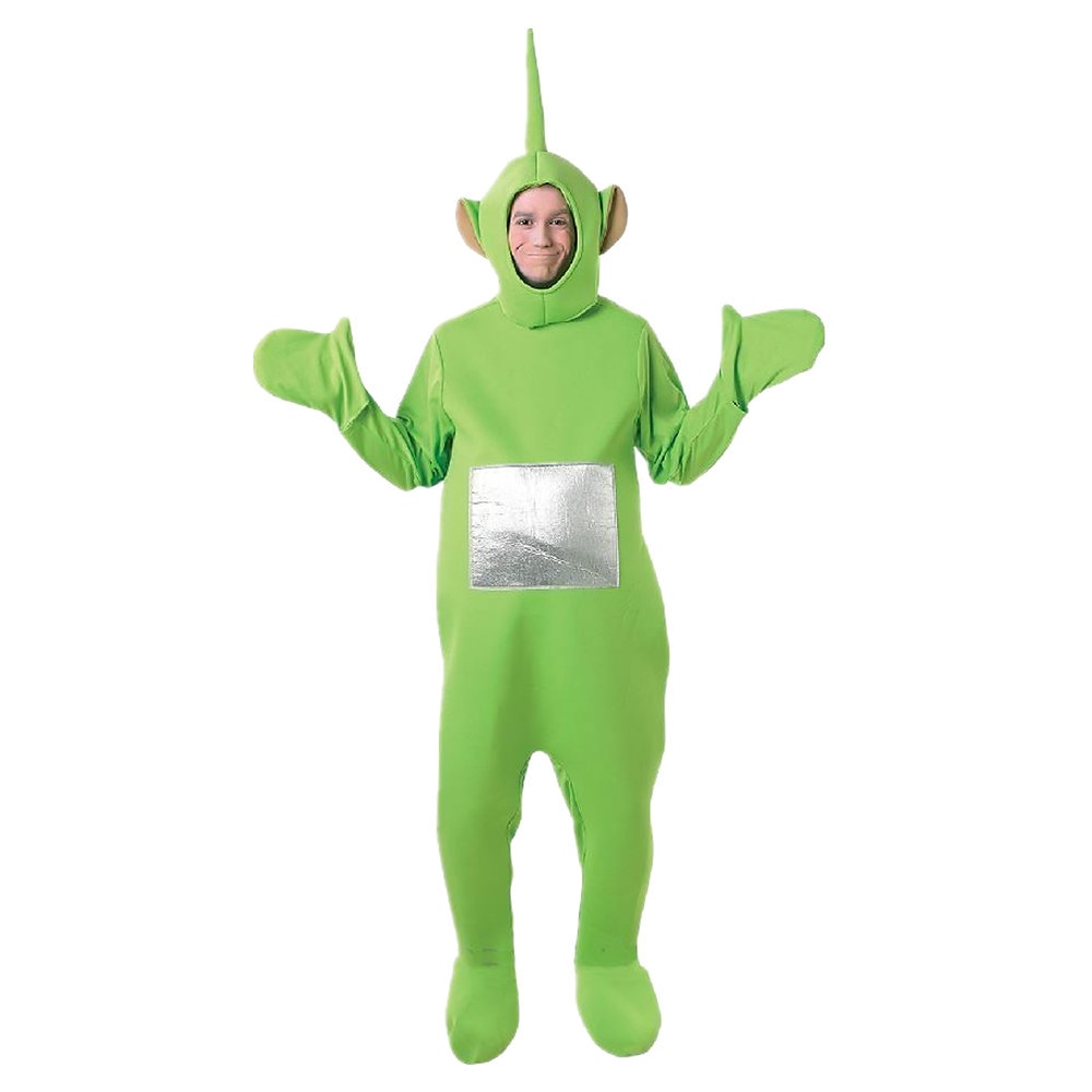 páry mimozemšťan teletubbies funny kostýmy skupina &amp; rodinné halloween kostýmy pánský dámský film cosplay cosplay kostýmy legrační kostým žlutý červený fialový trikot / onesie halloween 2026 - $47.99 –P6