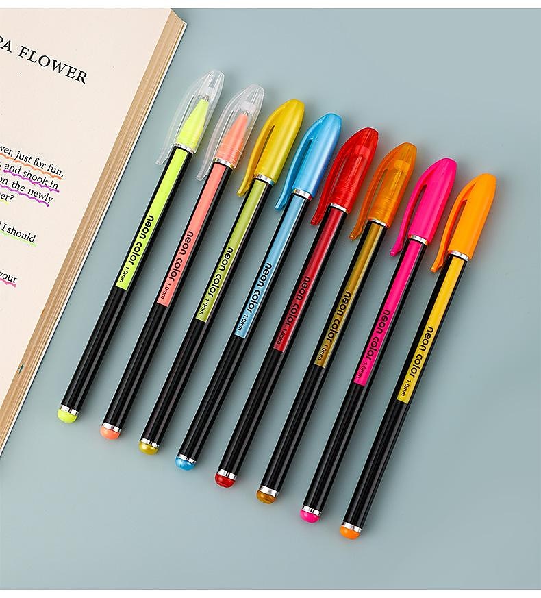 penna gel glitter colore penna neutra penna a sfera penna conto mano stelle luminose lampeggianti per bambini colore speciale per prendere appunti del 2025 a $16.99 –P13