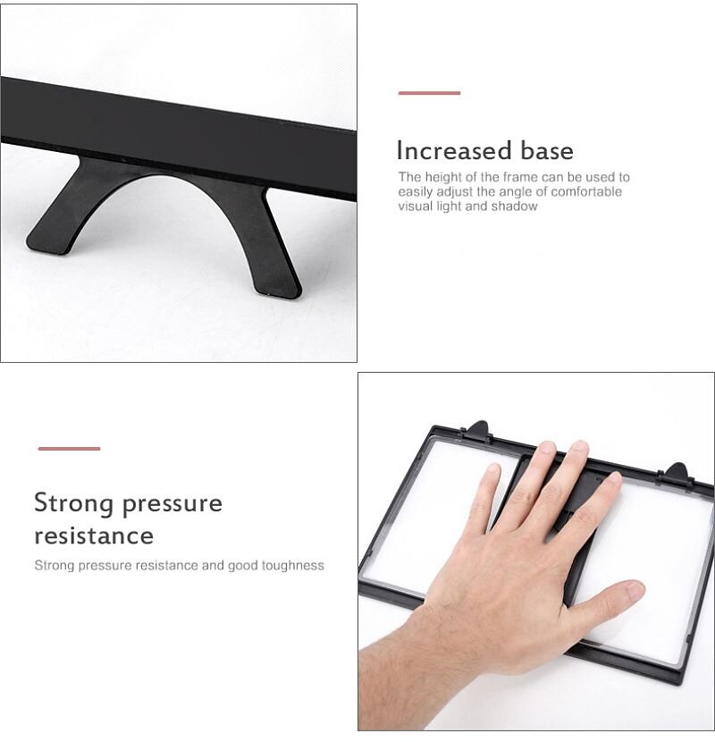 10 Inch Mobile Phone Screen Amplifier Pull-out Creative Stretching 3D Mobile Phone Magnifying Glass Bracket Amplifier 2025 - $13.99 –P6