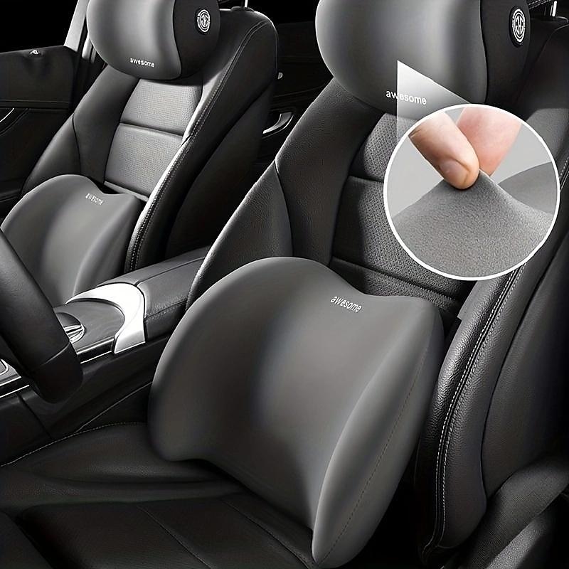 Memory Cotton Neck Pillow Car Seat Pillow Support Auto Lumbar