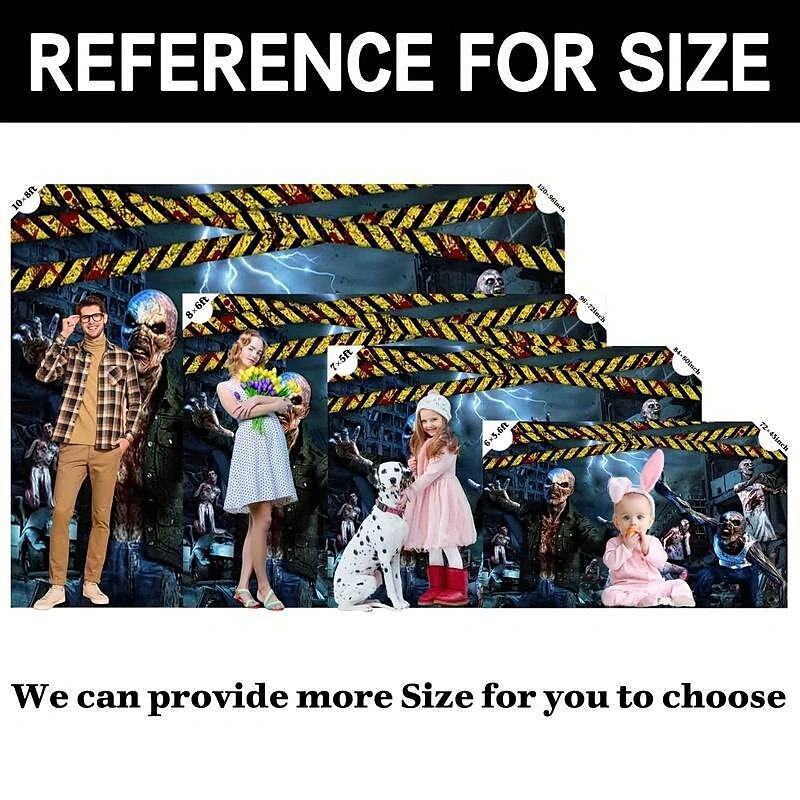 halloween zombie hengende veggteppe veggkunst stor billedvev veggmaleri dekor fotografi bakteppe teppe gardin hjem soverom stue dekorasjon halloween dekorasjoner 2025 - $13.99 –P6