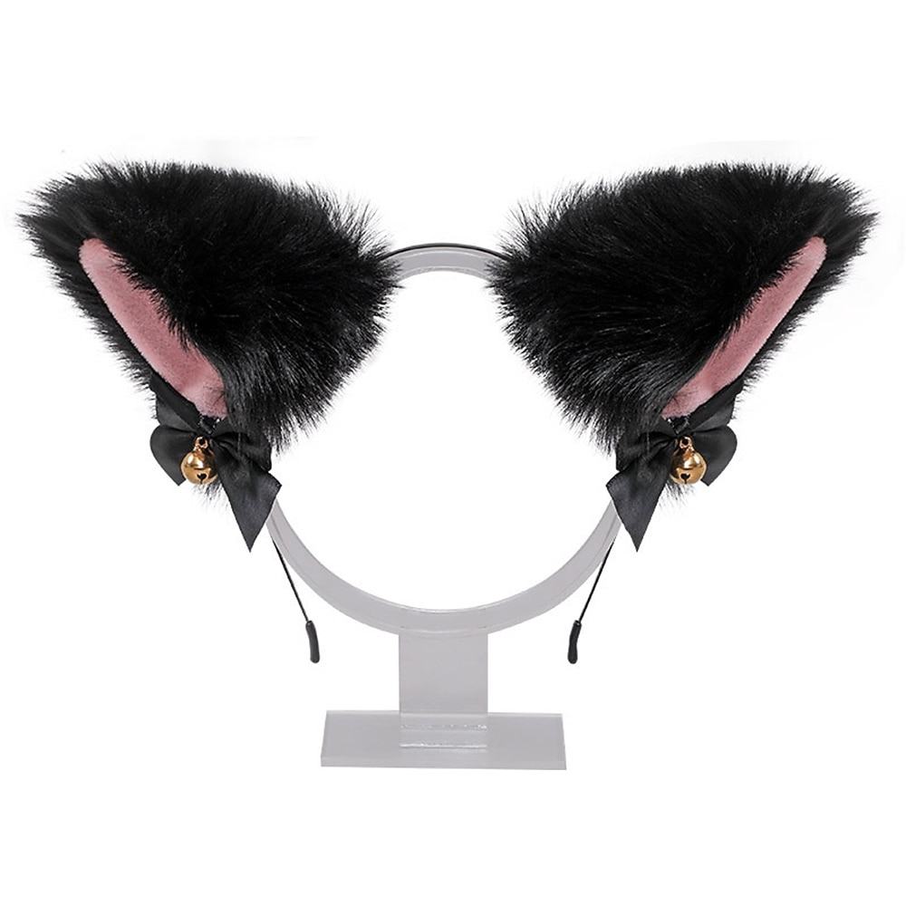 japonez drăguț urechi de pisică de pluș (pâine în formă de ureche de pisică la abur) cochiră lolita cu clopot accesorii urechi de vulpe urechi de pisică (pâine în formă de ureche de pisică la abur) 2026 - $6.99 –P3