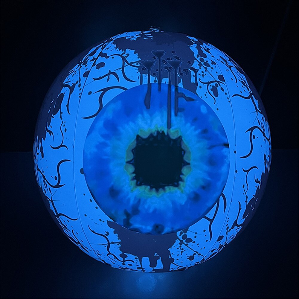 Halloween decoraties led opblaasbare oogbal licht met afstandsbediening rgb kleurrijke led lichtbal buiten binnenplaats gloeiende bal 2025 - $11.49 –P7