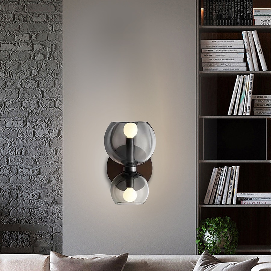 Lightinthebox lampada da parete a led vetro bianco caldo 24 cm moderna lampada da parete a led sfondo soggiorno camera da letto comodino applique da parete per interni illuminazione sconce 1 pz del 2025 a $165.99 –P14