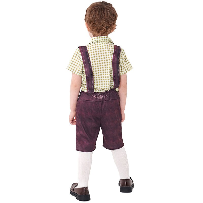 Carnival Oktoberfest Beer Costume Cosplay Costume Cosplay Cosplay Wiesn Boys Carnival Party Traditional Style Cloth Shirt Pants 2025 - $35.99 –P11