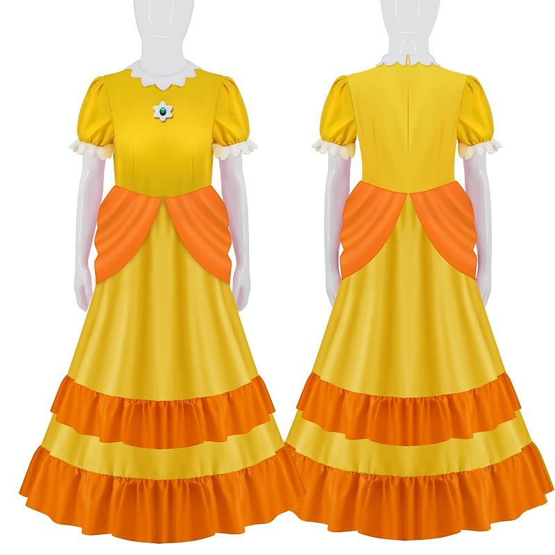 principessa pesca Costume Cosplay Mascherata Accessori Cosplay Cosplay di film for Per donna Ragazze Bambini Adulti Carnevale Mascherata del 2025 a $61.99 –P3