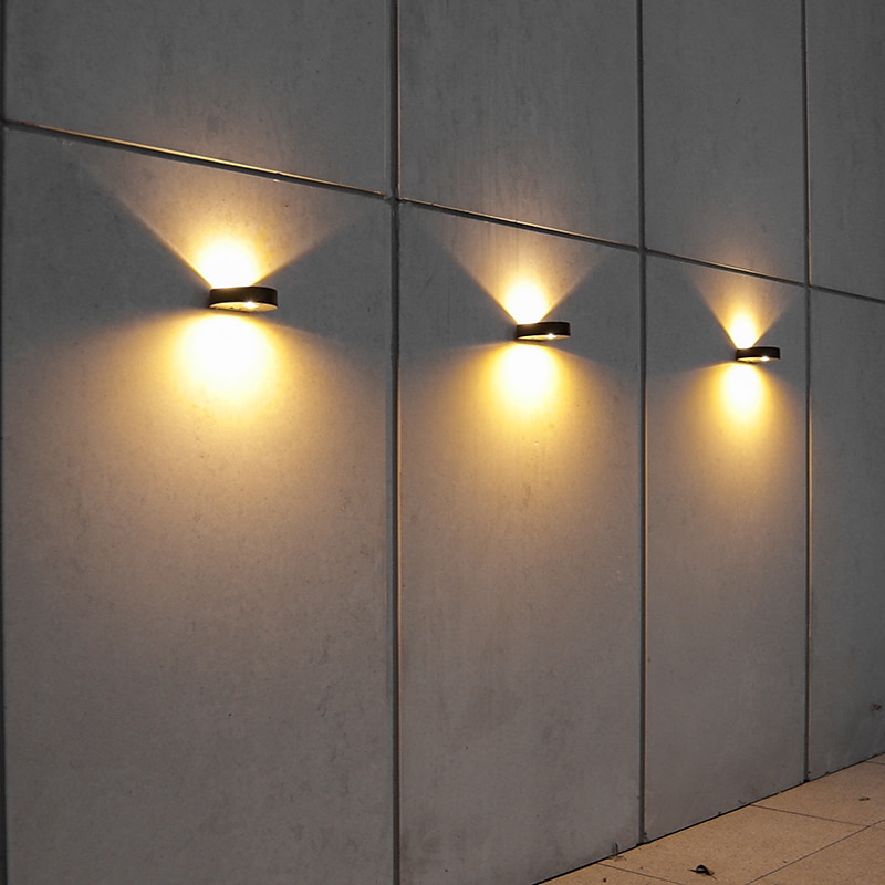 Applique murale solaire éclairage extérieur de la maison éclairage public balcon atmosphère lavage des murs spot jardin étape clôture cour étanche paysage lampe de 2026 ? $15.49 –P5