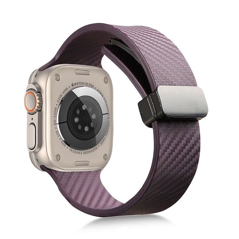 2025年 スポーツバンド と互換性があります Apple Watch ウォッチバンド 38mm 40mm 41mm 42mm 44mm 45mm 49mm マグネティッククラスプ 防水 調整可 シリコーン 交換用時計バンド のために iwatch Ultra 2 Series 9 8 7 SE 6 5 4 3 2 1  コレクション – $11.99 –P10