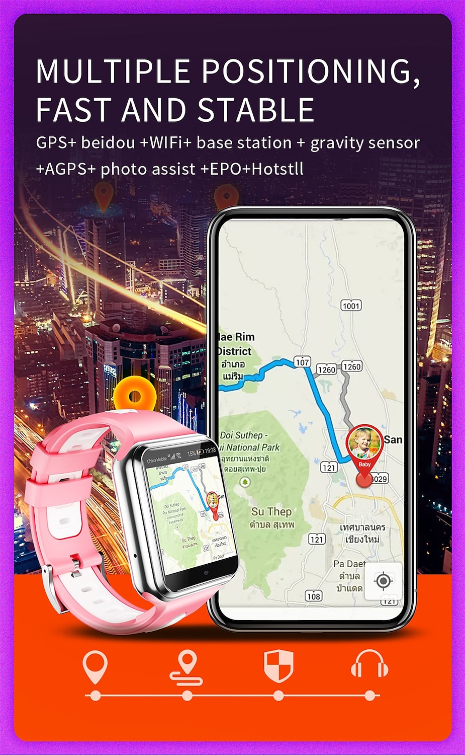 2025年 696 W5PRO スマートウォッチ 1.83 インチ キッズスマートウォッチフォン ブルートゥース 4G 歩数計 着信通知 目覚まし時計 と互換性があります Android iOS キッズ GPS ハンドフリーコール カメラ IP 67 41mmの時計ケース コレクション – $95.99 –P10