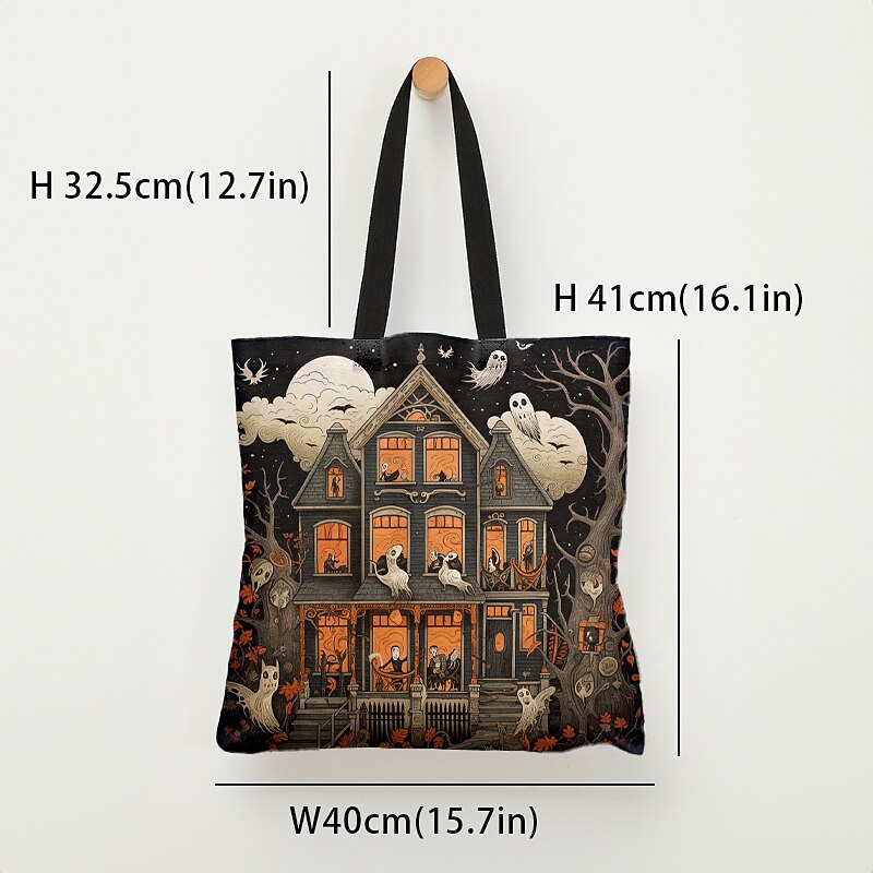 Women's Tote Shoulder Bag Canvas Tote Bag Polyester Shopping Daily Print Large Capacity Foldable Lightweight 3D Rainbow 2025 - $12.99 –P3