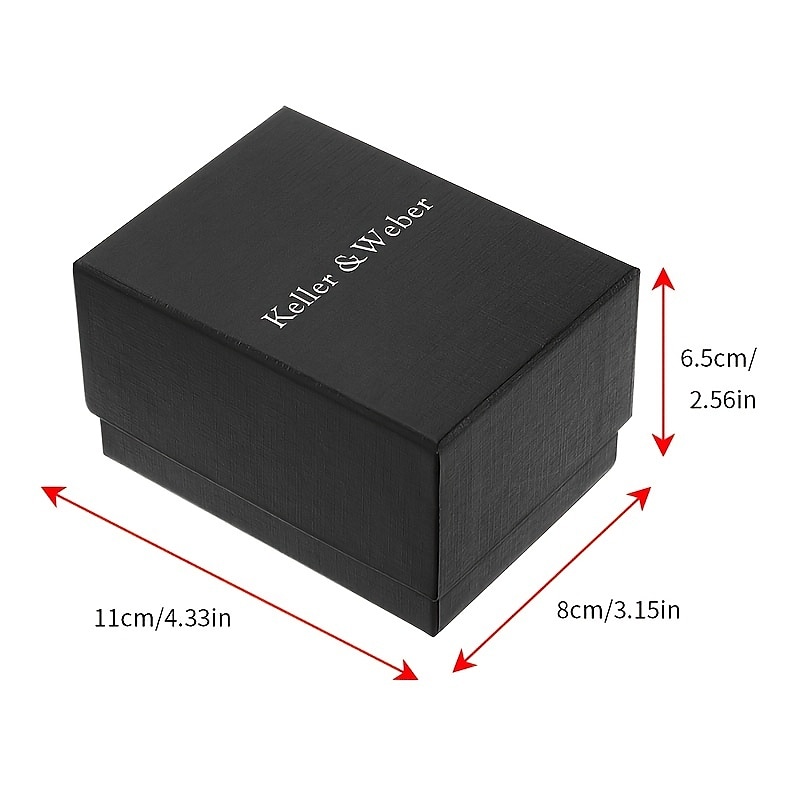 Keller Weber 5Pcs Watches Bracelet Set Luxury Men Quartz Wristwatches Leather Band Fahsion Casual Watch For Men Gift For Boyfriend 2025 - $25.99 –P2