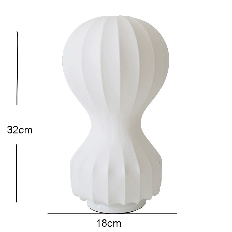 lámpara de mesa globo de aire caliente blanco cálido 18 "28" lámpara de mesa led lámpara de escritorio deco creativa moderna minimalista sala de estar dormitorio restaurante de cabecera seda de gusano 2025 - $218.99 –P10
