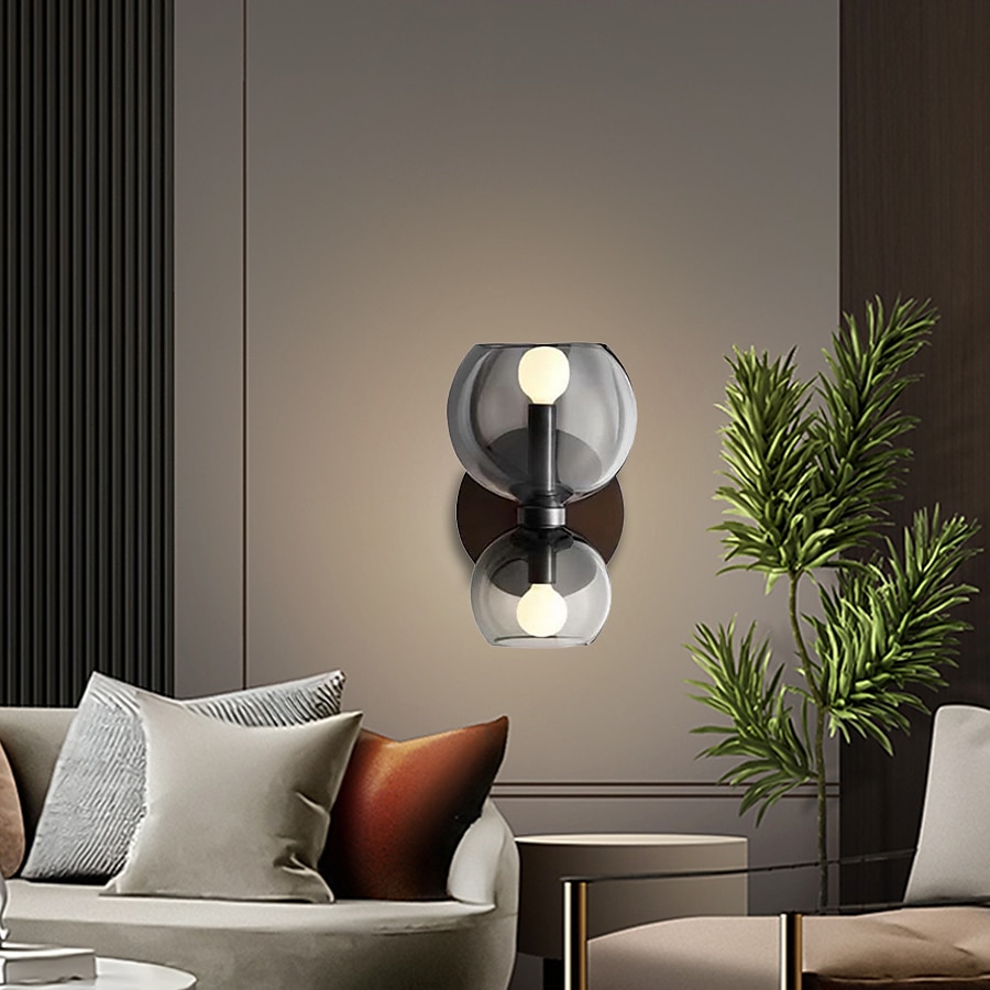 Lightinthebox lampada da parete a led vetro bianco caldo 24 cm moderna lampada da parete a led sfondo soggiorno camera da letto comodino applique da parete per interni illuminazione sconce 1 pz del 2025 a $165.99 –P13