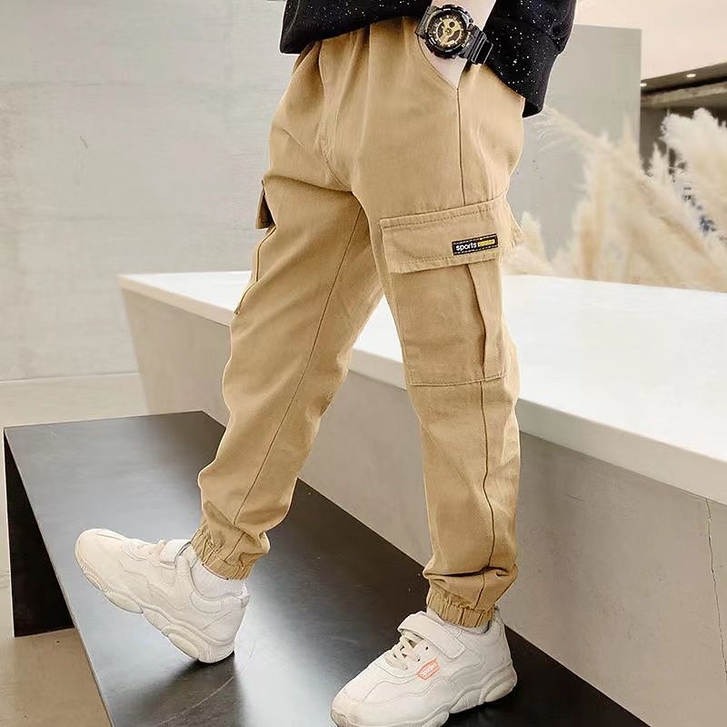 Kids Boys Sweatpants Trousers Pocket Cartoon Letter Breathable Comfort Pants Training Sports Daily Basic Black Avatar Overalls Black Small Label Overalls Army Green Small Label Overalls Mid Waist 2025 - $17.49 –P5