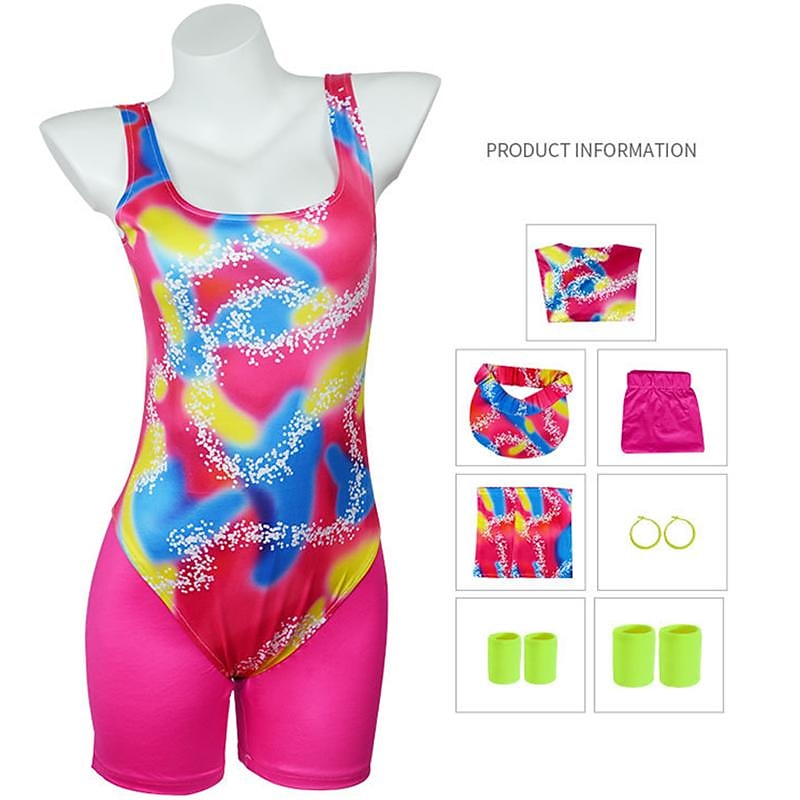 Puppe Cosplay Kostüm Outfits Retro Vintage Knallpink Film Cosplay for Herren Erwachsene Maskerade Karneval 2025 - $43.99 –P6