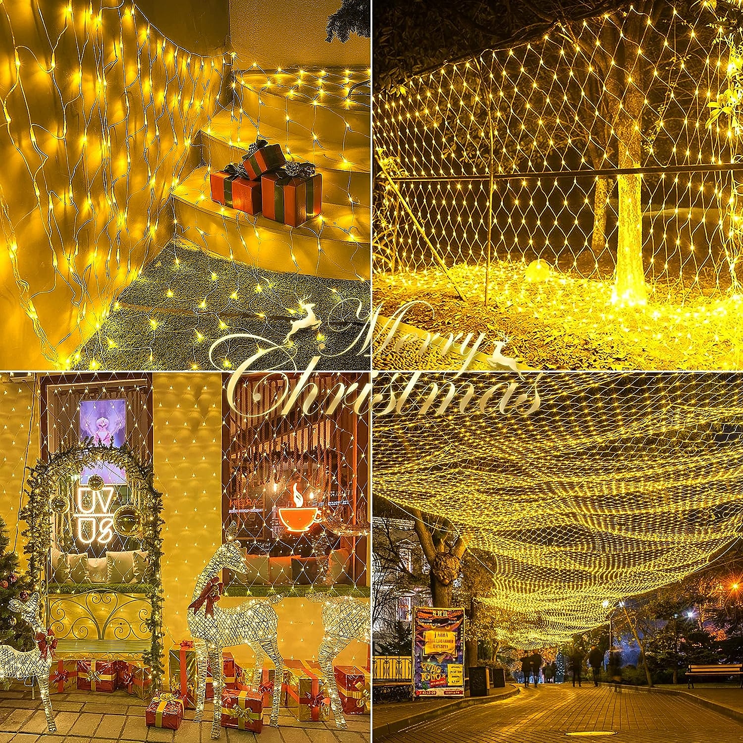 3*2M 192 LED Net Lights Outdoor Mesh Lights,8 Modes Net Lights for Bushes Plug in, Waterproof Christmas Halloween Decoration Net String Lights for Bushes Ceiling Wedding Indoor Outdoor(9.8ft x 6.6ft) 2025 - $40.99 –P18