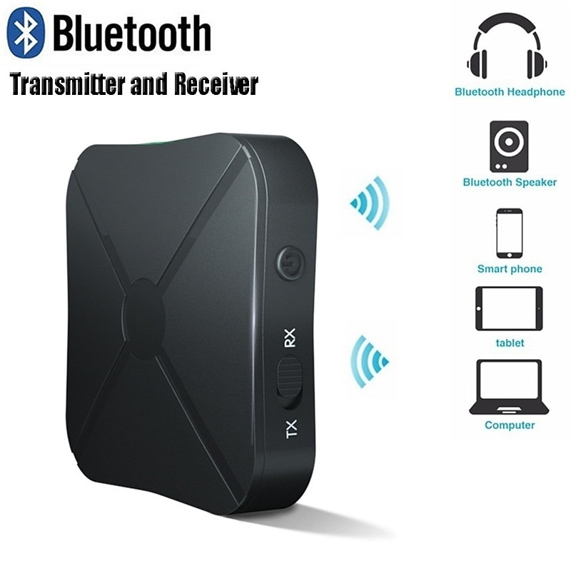 2 в 1 bluetooth4.2 компьютерные наушники aux автомобильная стерео музыка аудио адаптер беспроводной передатчик bluetooth приемник 2025 - $12.99 –P2
