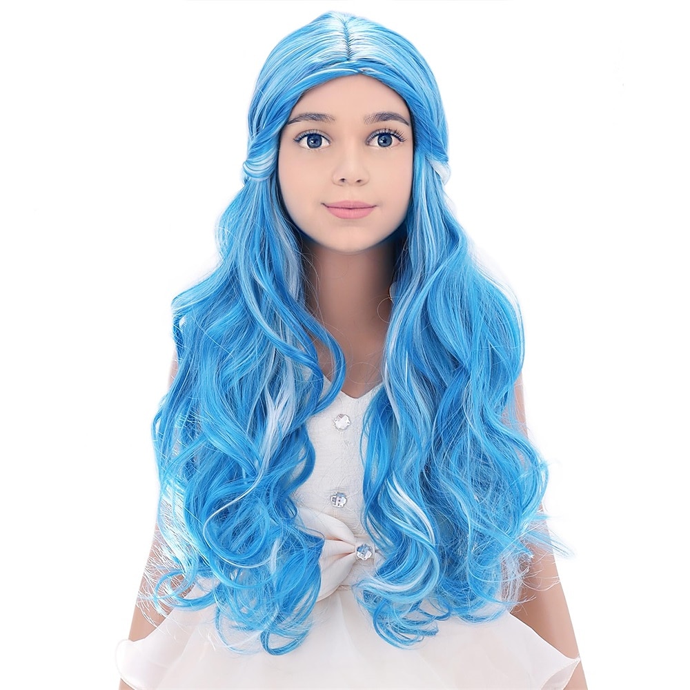 Perucă de Carnaval 2026 Blond Roz Negru Buclat Ondulat Lung Perucă sintetică de festival Mardi Gras Paradă Păr pentru costum de cosplay pentru Fete 2026 - $15.99 –P2