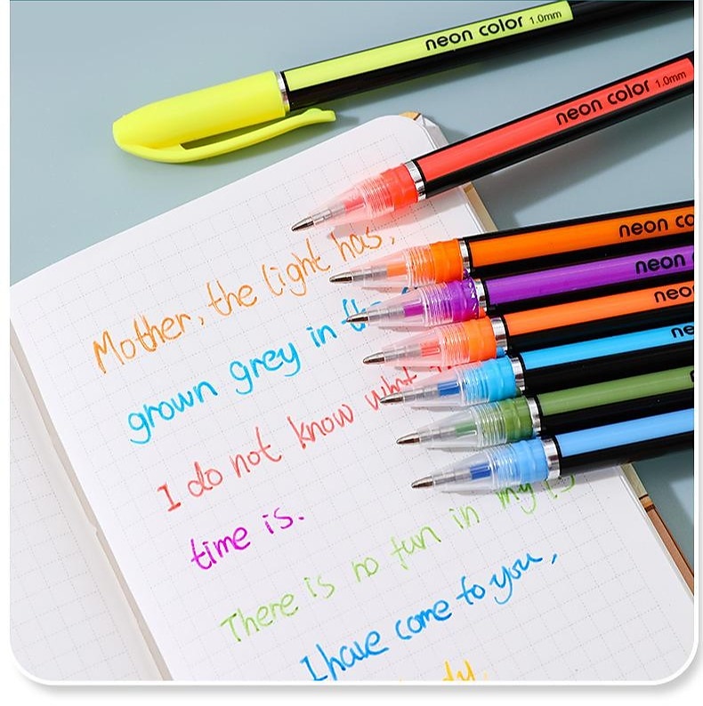 penna gel glitter colore penna neutra penna a sfera penna conto mano stelle luminose lampeggianti per bambini colore speciale per prendere appunti del 2025 a $16.99 –P9