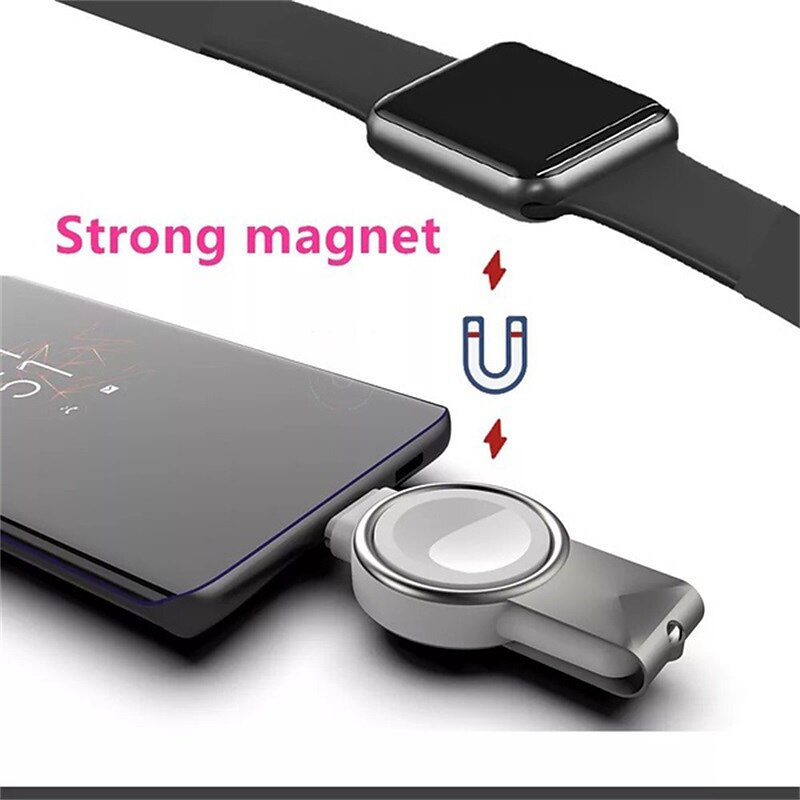 2 In 1 Portable USB Magnetic Watch Wireless Charger for Apple iwatch Series 8 Ultra 7 SE 6 5 4 3 2 2025 - $21.99 –P3