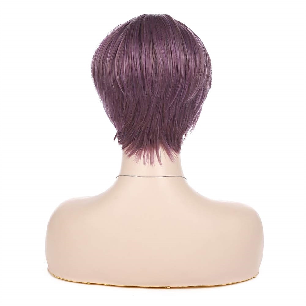 parrucche bianche crema corte per parrucca da folletto cosplay da donna sintetica naturale del 2025 a $21.99 –P8
