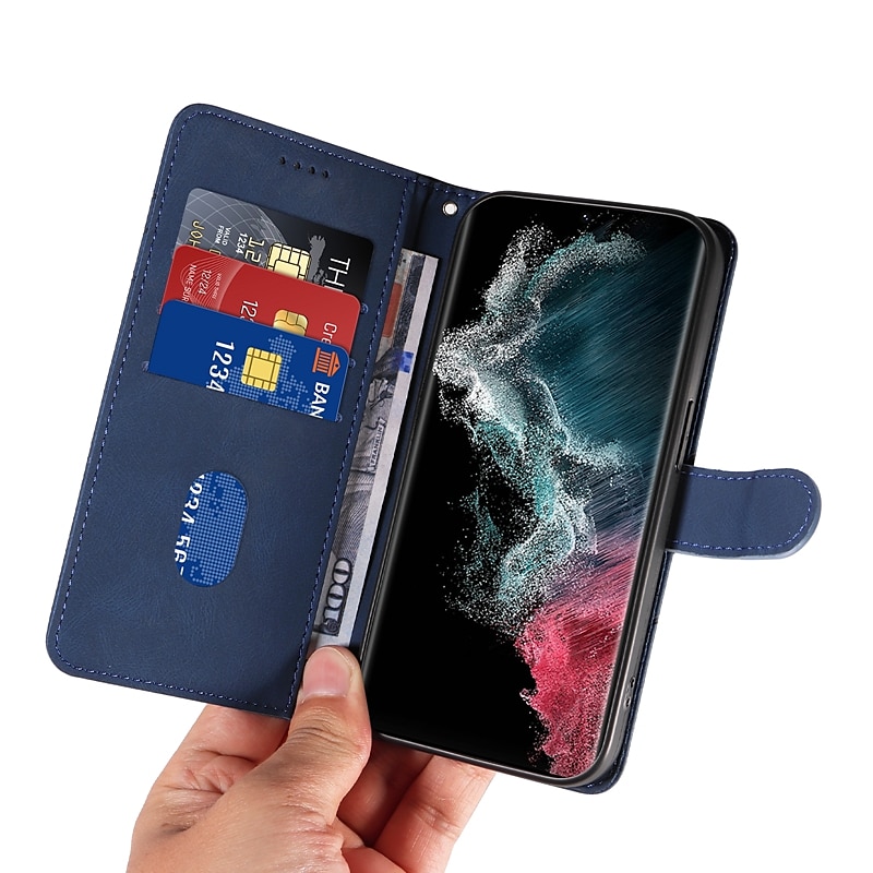 τηλέφωνο tok Για Samsung Galaxy S23 S22 S21 S20 Ultra Plus FE Α54 Note 20 Ultra 10 Plus Α73 S25 Ultra Θήκη κάρτας πορτοφολιού με λουράκι καρπού Υποδοχές θήκης καρτών Σταντ ποδηλάτου Γεωμετρικά σχήματα 2025 - $13.99 –P10