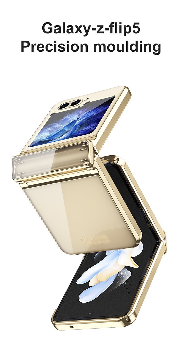 2025年 サムスンギャラクシー Z フリップ 6 Z フリップ 5 Z フリップ 4 Z フリップ 3 バックカバー プレーティング フルボディ 保護 防傷 PC コレクション – $25.99 –P8
