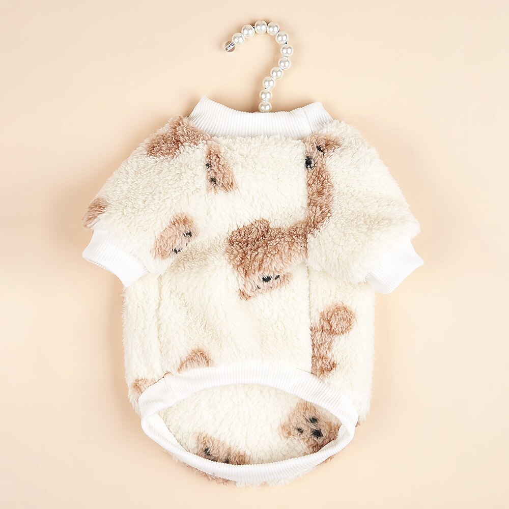 Koirat Kissat College Muoti Vapaa-aika Talvi Lämmin Hengittävä Pehmeä Pestävä Mukava ulko- Rento / arki Koiran vaatteet for Bichon Frise Pomeranian Pienelle lemmikille papillon Small 2025 - $18.99 –P4