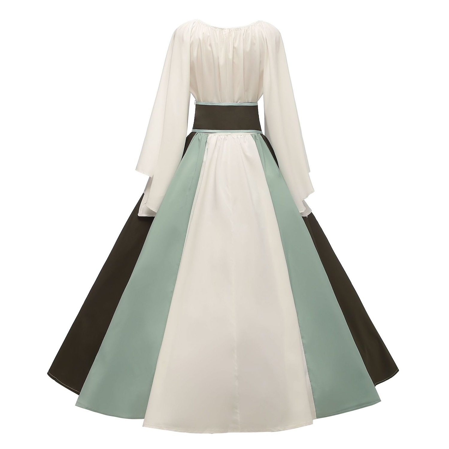 Retro / vintage Keskiaika Renessanssi Mekot Chemise Päälysasu Rouva Viikinki Haltia Väripalikka Naamiaispuku Naisten Kelttiläinen Fantasia Karnevaali Naamiaiset Juhla Rento / arki Aikuisten Leninki 2026 - $55.99 –P4