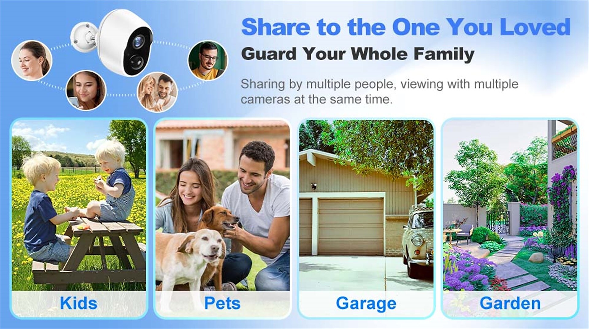 Built-in Battery HD 1080P Wifi IP Camera Wireless Home Suveillance Camera Outdoor Waterproof Camera Infrared Night Vision Intelligent Tracking Two Way Audio CCTV Camera 2025 - $111.99 –P12