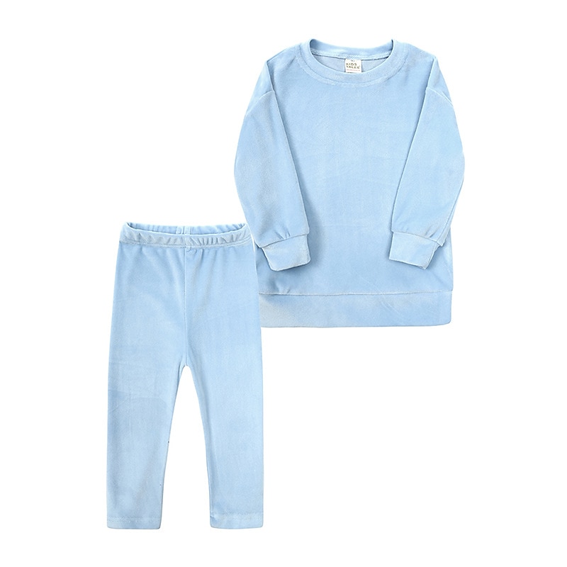 2 предмета Дети (1-4 лет) Девочки Сплошной цвет Crewneck Комплект с капюшоном и спортивными штанами Устанавливать Длинный рукав Спорт на открытом воздухе 3-7 лет Осень Цвет шампанского Розовый Синий 2025 - $20.99 –P15