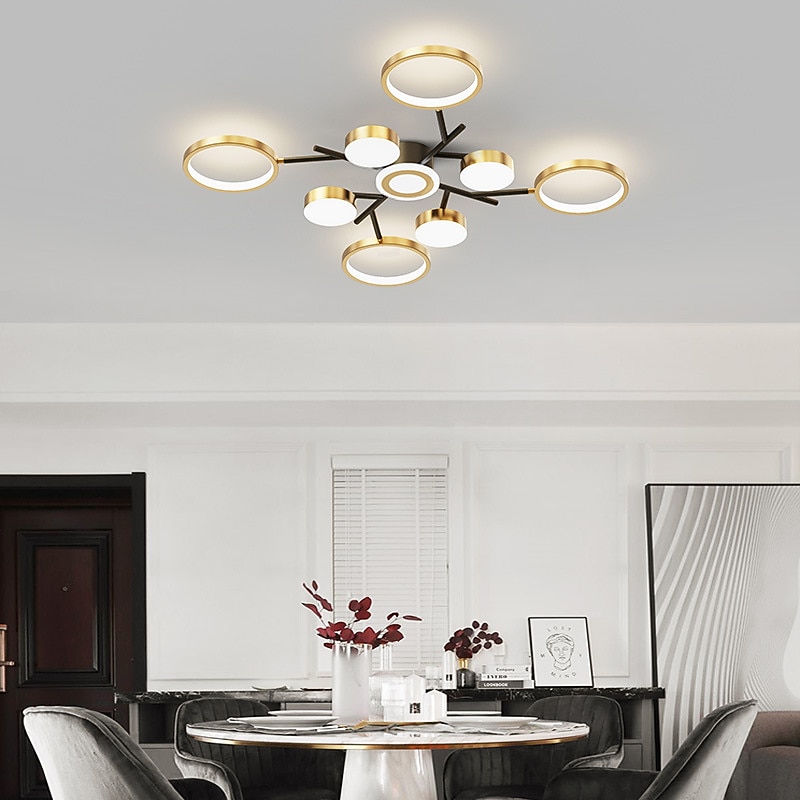 Ceiling Chandelier 6/8/12 Heads Mid Century Pendant Lighting