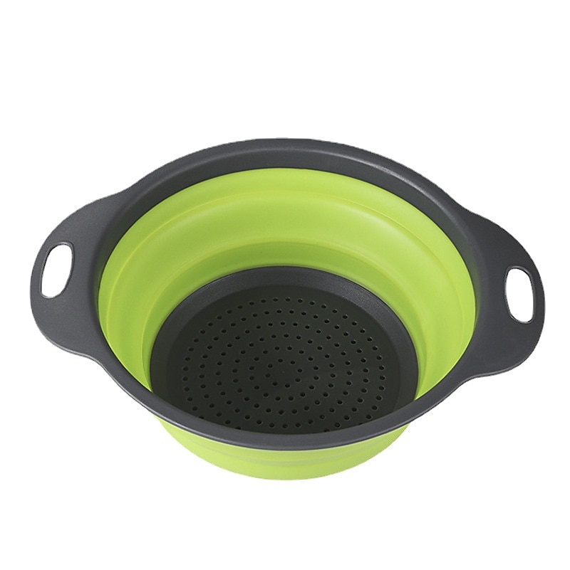 2pcs, panier de vidange pliable en silicone pour le camping et la cuisine en plein air - panier de lavage portable pour fruits et légumes - design réutilisable et créatif de 2025 ? $13.99 –P9